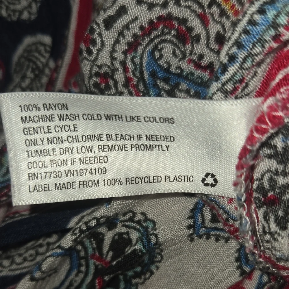 Knox Rose Red and Blue Patterned Dress - Picture 7 of 7